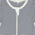 Baby Boys White & Navy Blue Rompers ( 2 Pack ), 2, hi-res