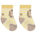 Baby Boys Yellow & White Socks ( 4-Pack ), 2, hi-res
