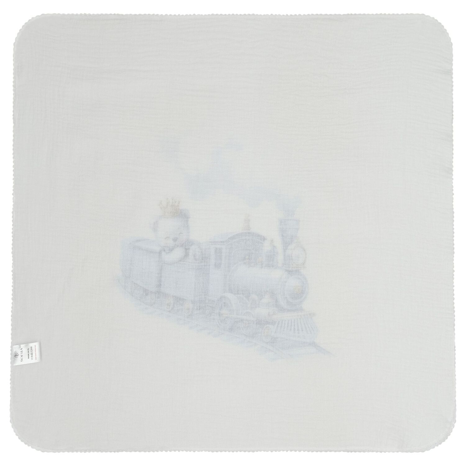 Baby Boys Blue Teddy Bear Muslin Swaddles ( 2-Pack ), 1, hi-res