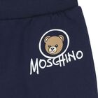 Navy Blue Teddy Bear Logo Joggers, 1, hi-res