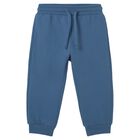 Younger Boys Blue Joggers, 4, hi-res