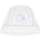 Baby Boys White Rabbit Hat, 1, hi-res