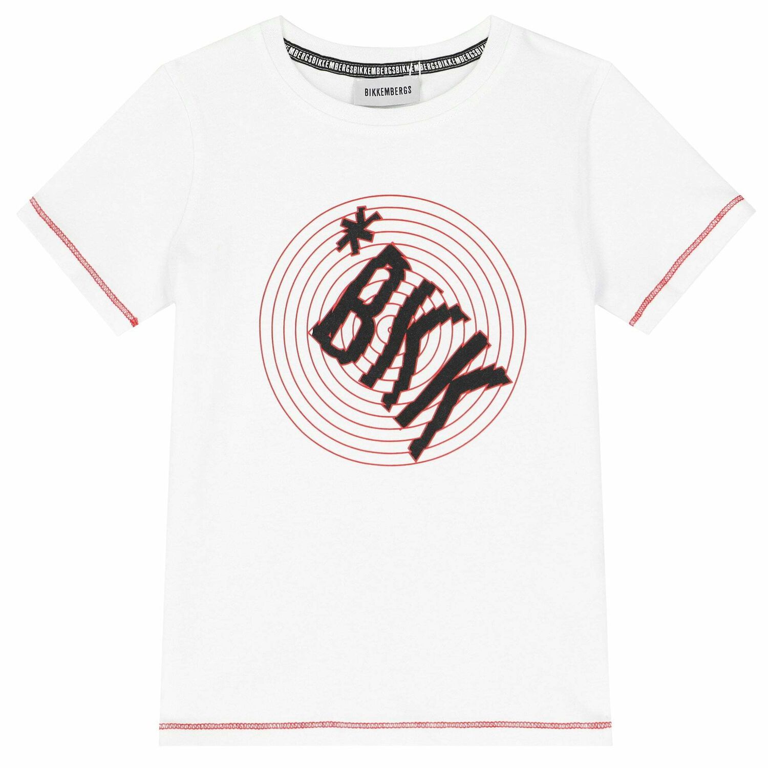 Boys White Logo T-Shirt, 2, hi-res image number null