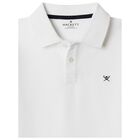 Boys White Logo Polo Shirt, 2, hi-res