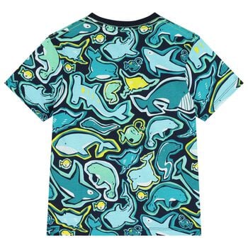 Boys Multi-Coloured Whale T-Shirt