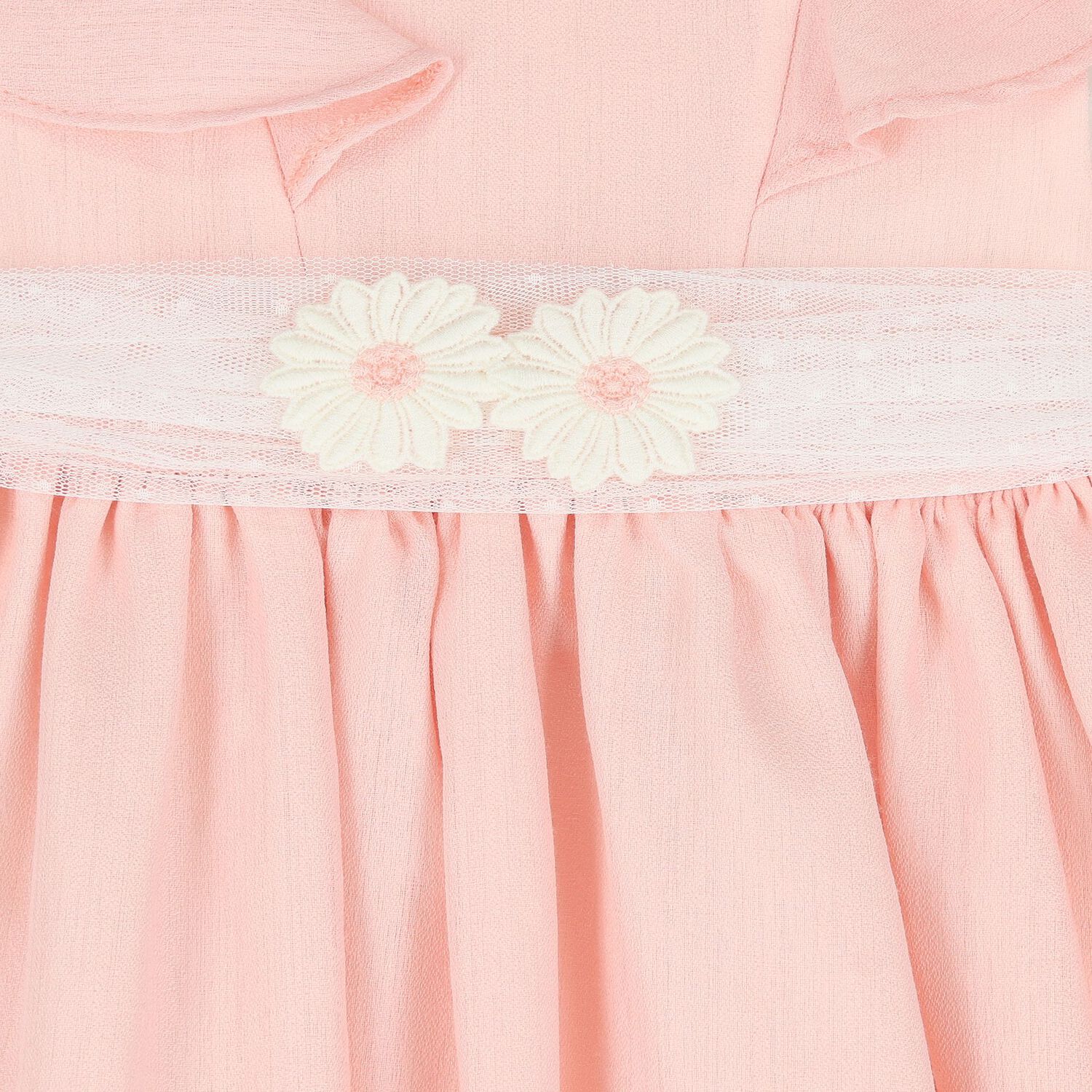 Younger Girls Pink Tulle Dress, 2, hi-res