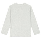 Boys Grey Elephant Logo T-Shirt, 1, hi-res