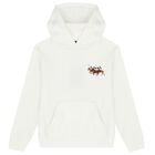 Boys White Logo Hooded Top, 2, hi-res