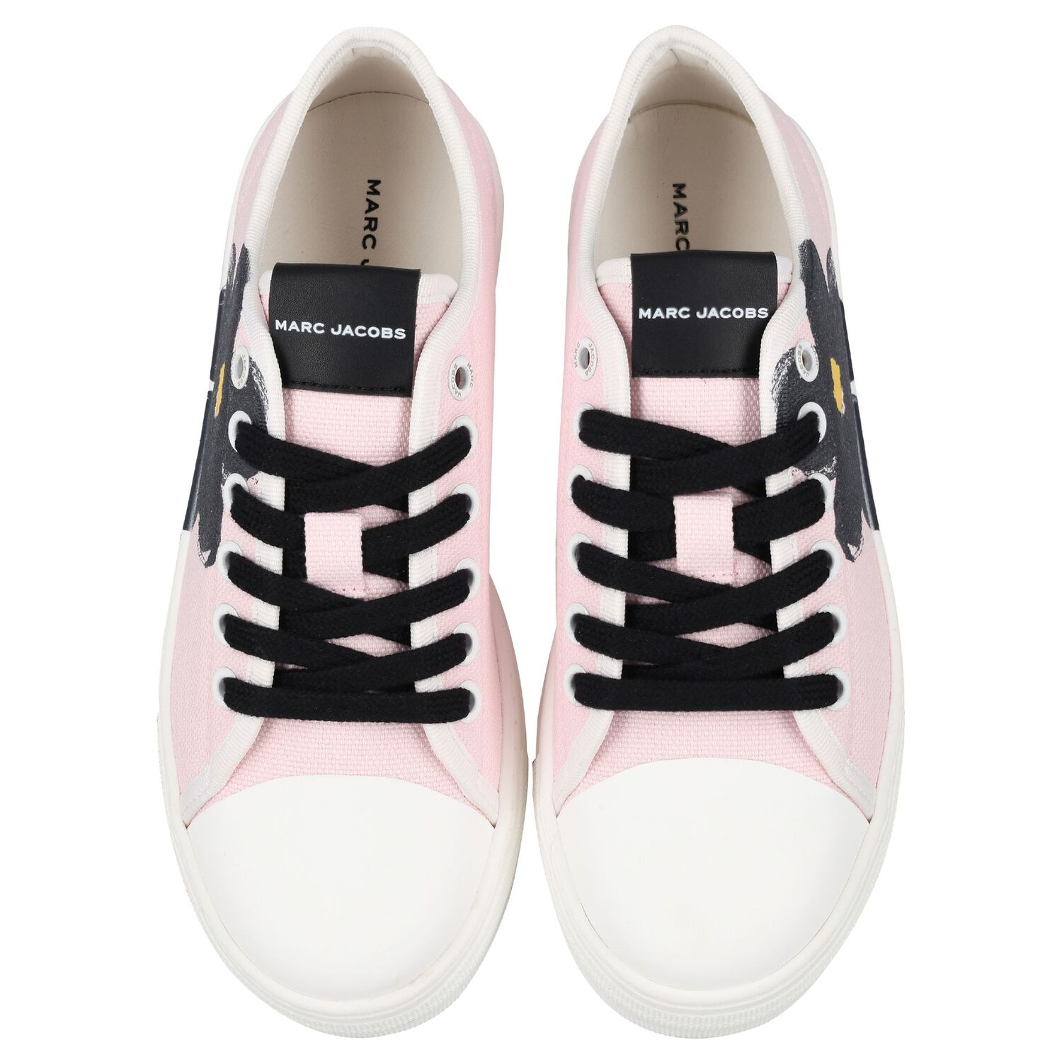 Girls Pink Daisy Trainers, 1, hi-res image number null