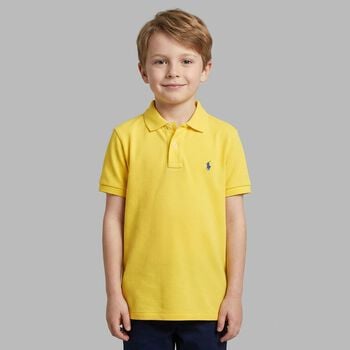 Boys Yellow Logo Polo Shirt