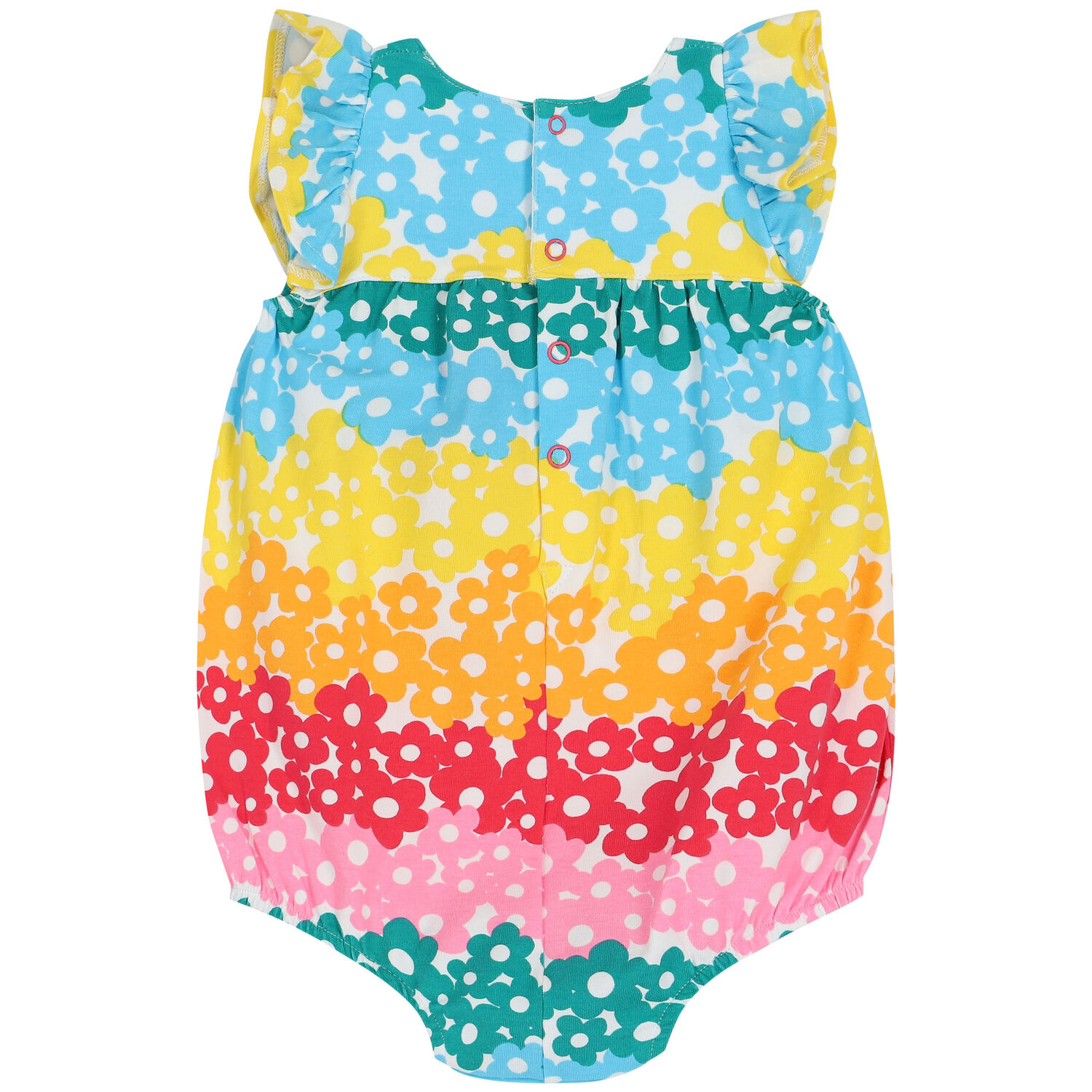 Baby Girls Multi-Colored Flower Shortie, 1, hi-res
