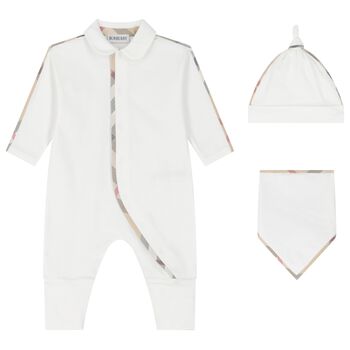 White Romper Baby Gift Set