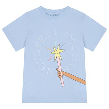 Girls Blue Magic Wand T-Shirt