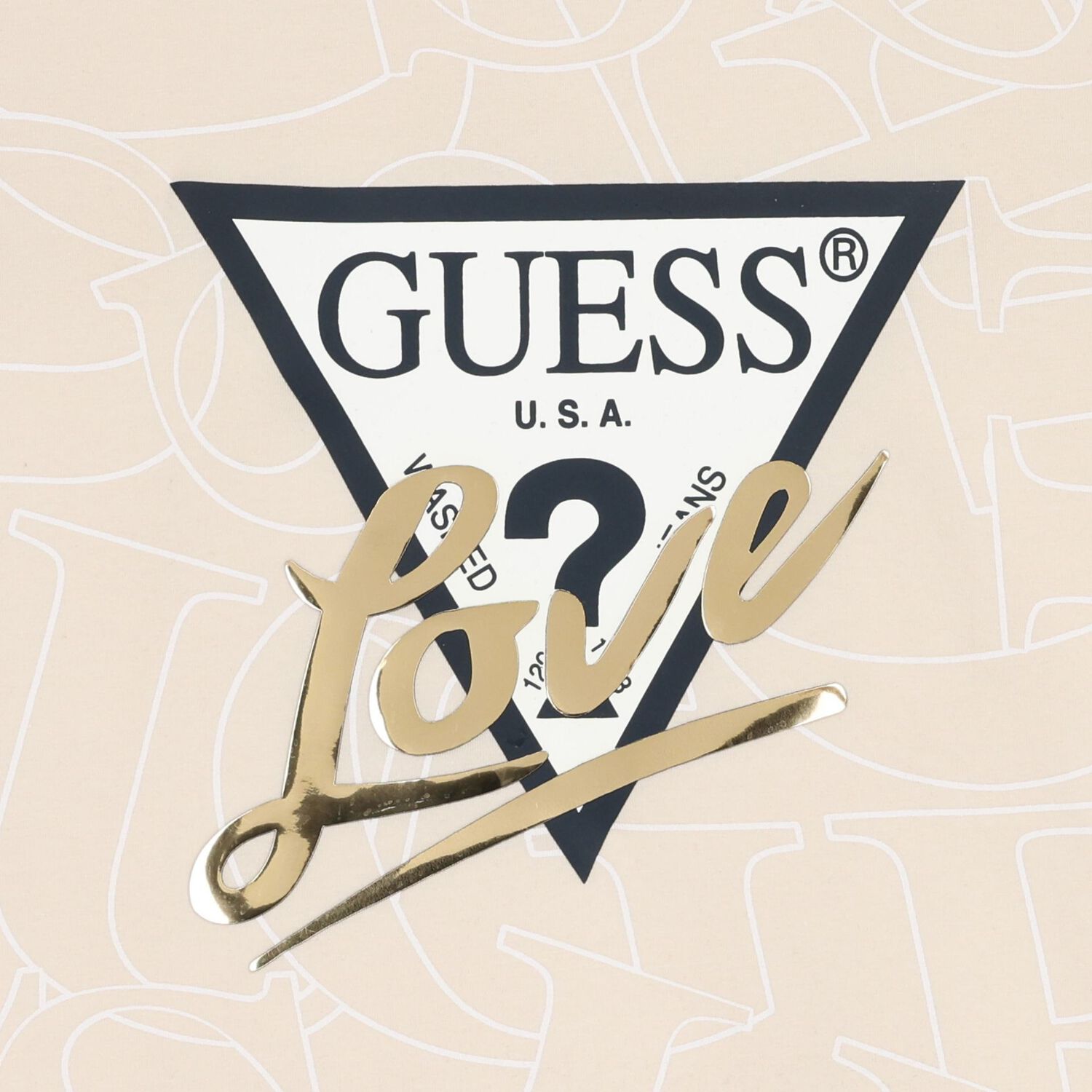 Girls Beige Logo T-Shirt, 1, hi-res