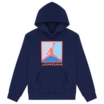 Boys Blue Jordan Hooded Top
