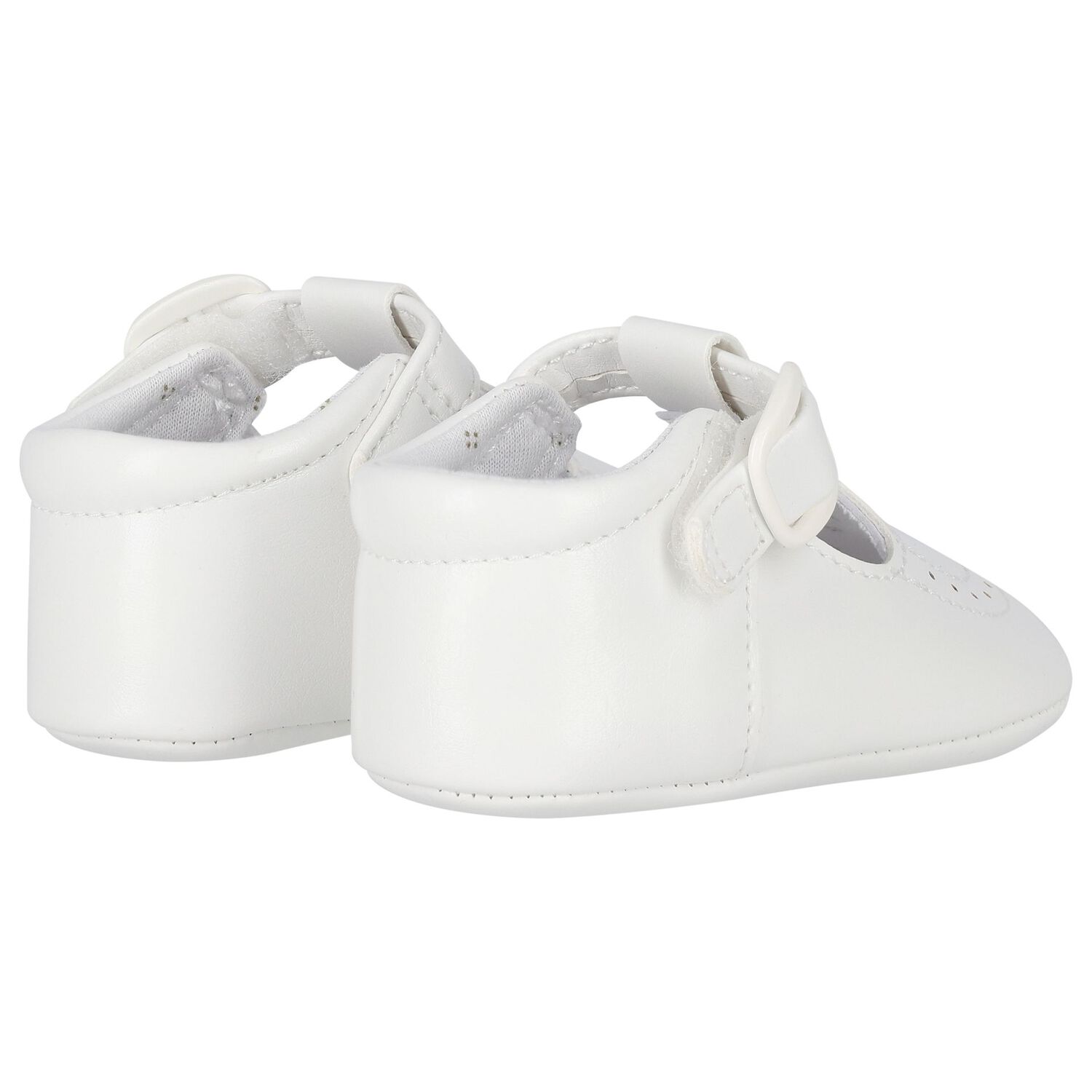 Baby Boys White Pre Walker Shoes, 3, hi-res