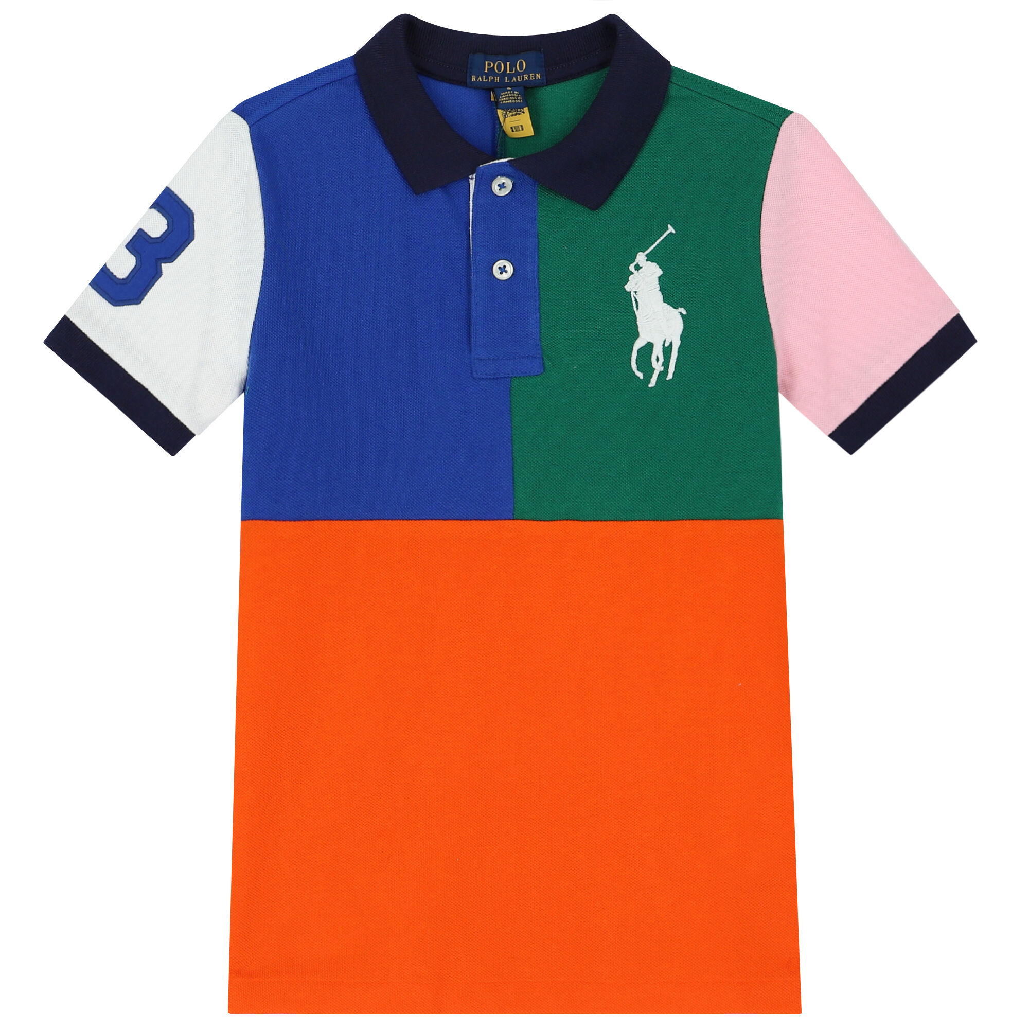 Polo with different color collar deals
