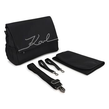 Black Logo Changing Bag ( 37cm )
