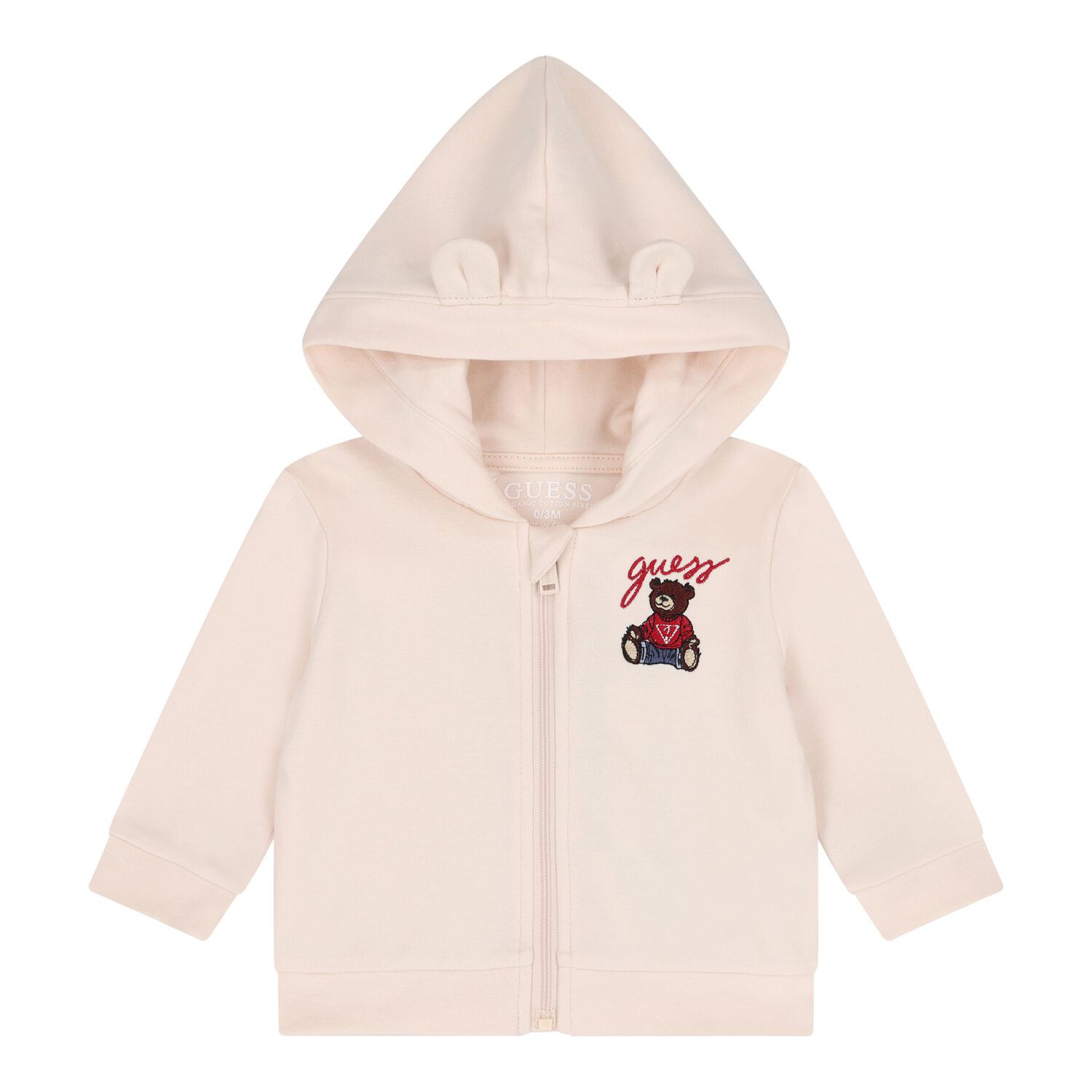 Baby Boys Beige Teddy Bear Tracksuit (3 Piece), 1, hi-res image number null