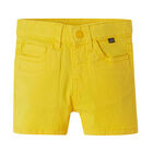 Younger Boys Yellow Bermuda Shorts, 2, hi-res