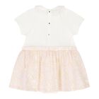Baby Girls Ivory & Pink Barocco Dress, 1, hi-res