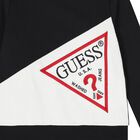 Boys Black Logo Sweatshirt, 2, hi-res