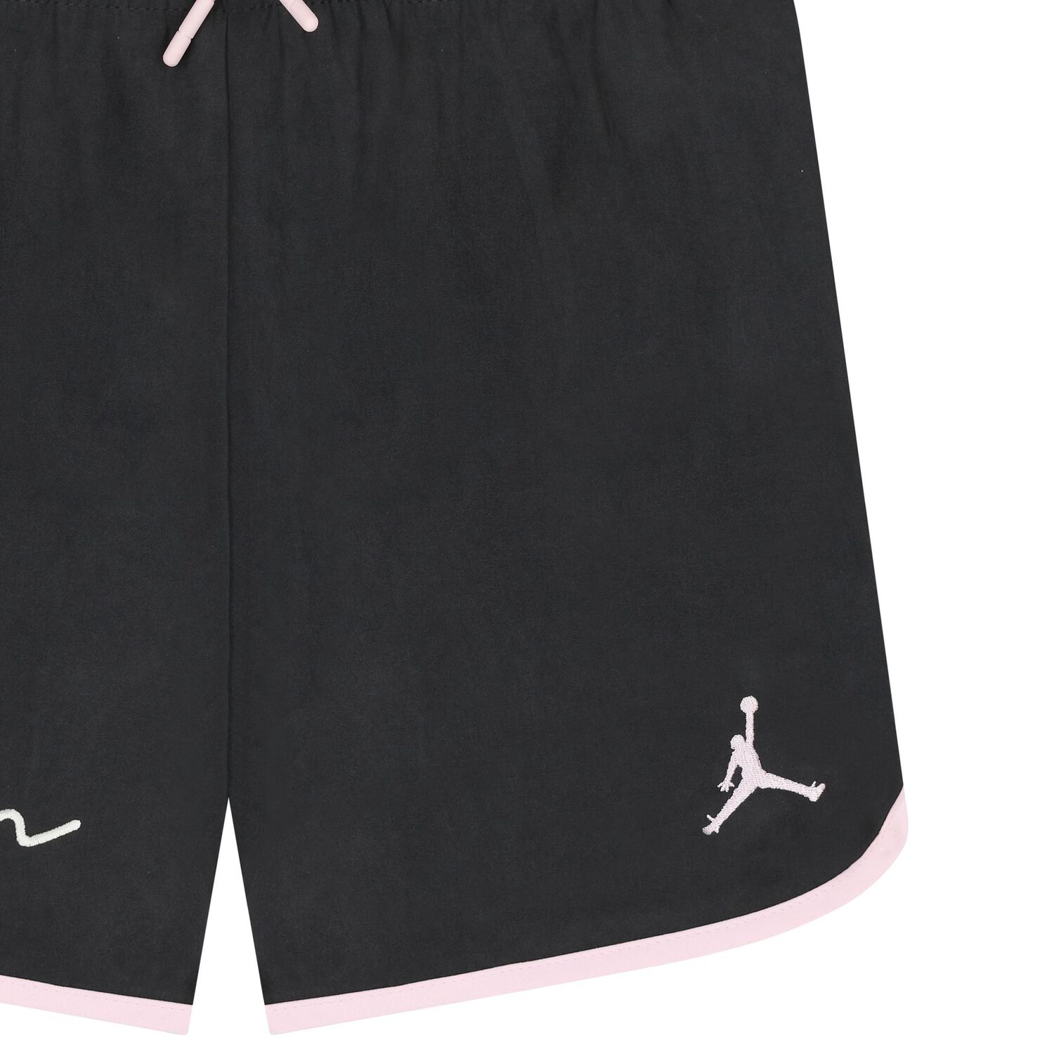 Girls Black Jordan Shorts, 1, hi-res