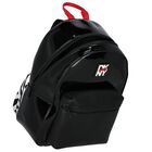 Girls Black Logo Backpack, 1, hi-res