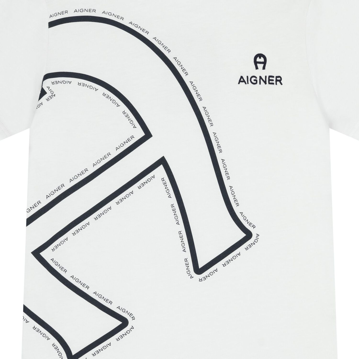 Boys White Logo T-Shirt, 1, hi-res