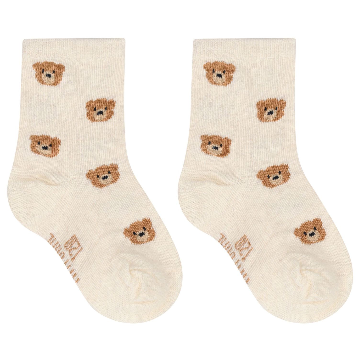 Younger Boys Navy Blue & Ivory Socks ( 3-Pack ), 1, hi-res image number null