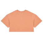 Girls Mini Me Orange Logo T-Shirt, 2, hi-res
