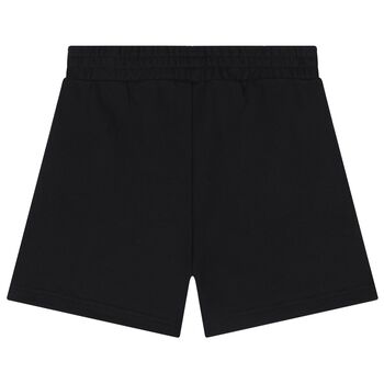 Boys Black Logo Shorts