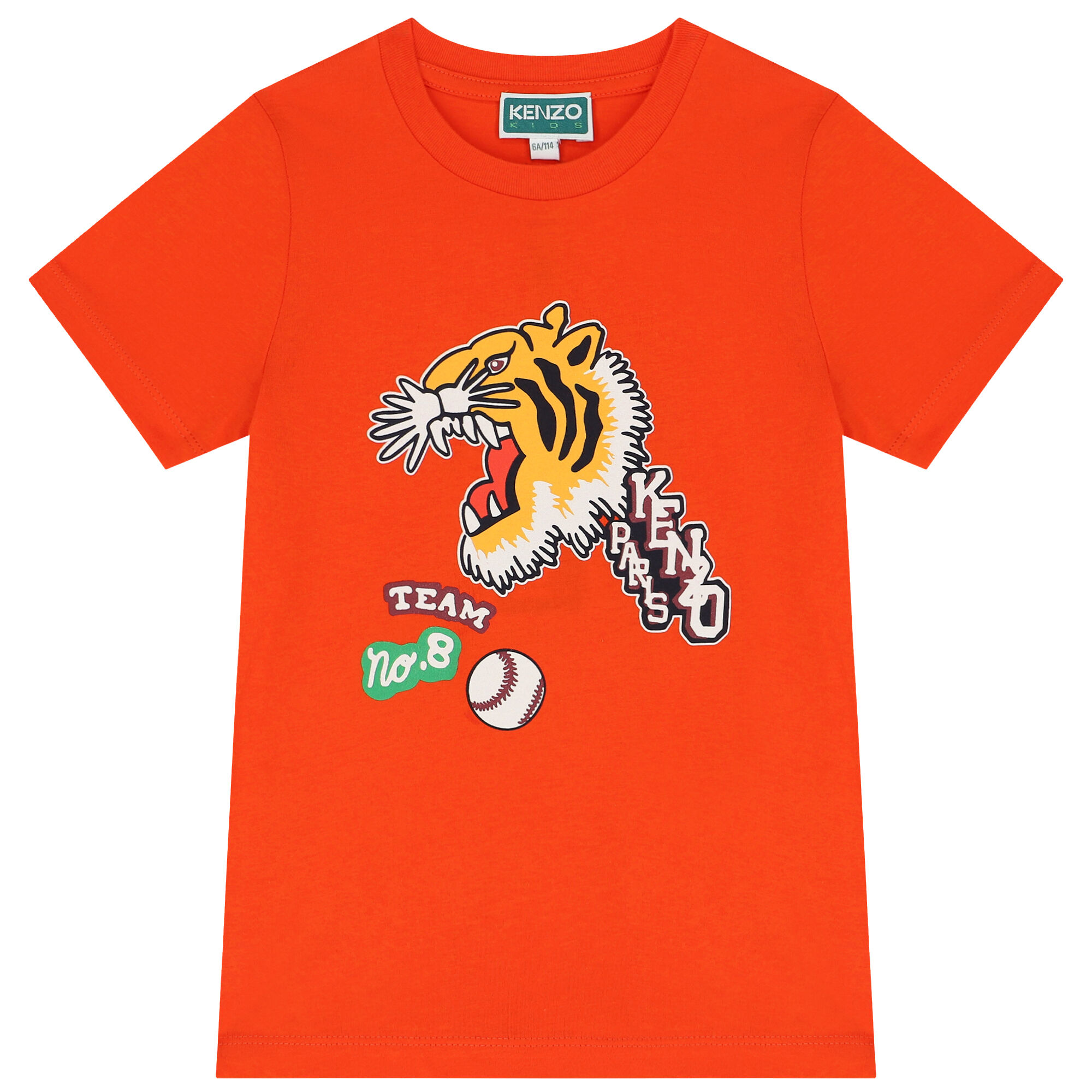 Orange cheap kenzo shirt