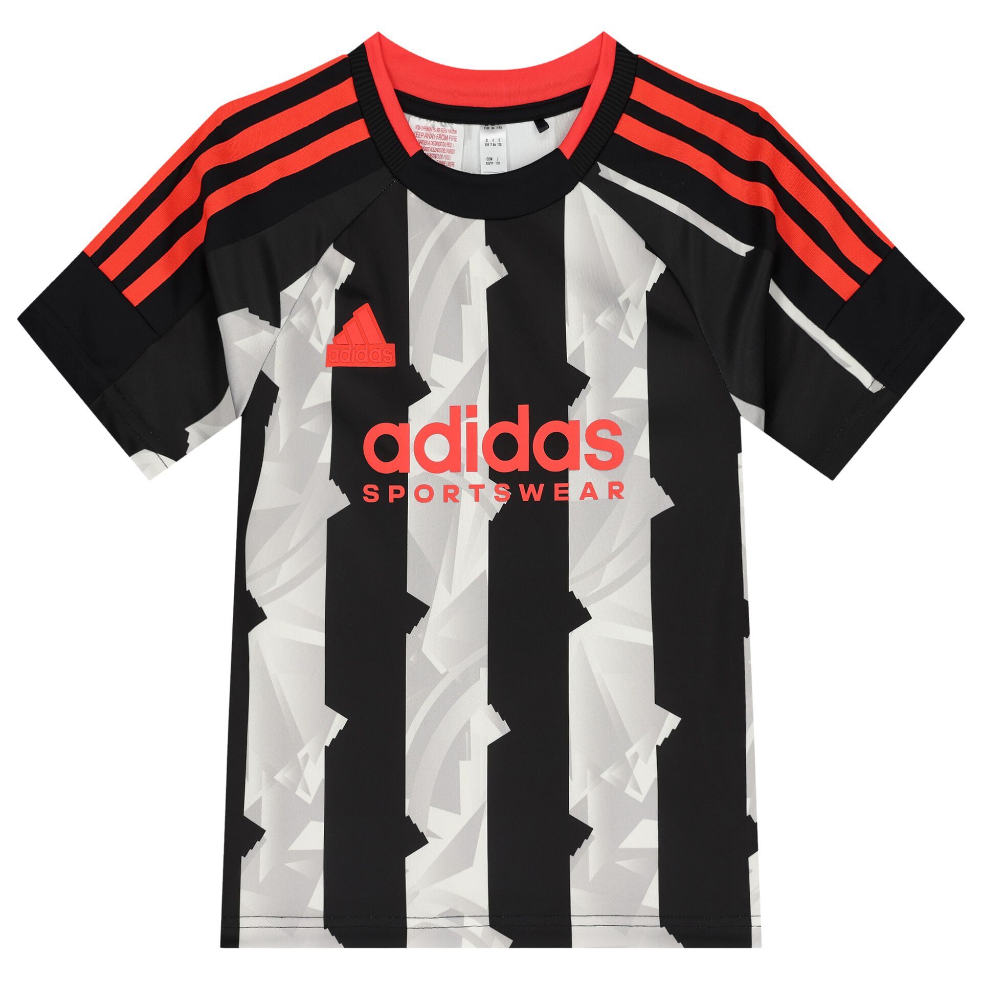 Adidas black and red t shirt 2025