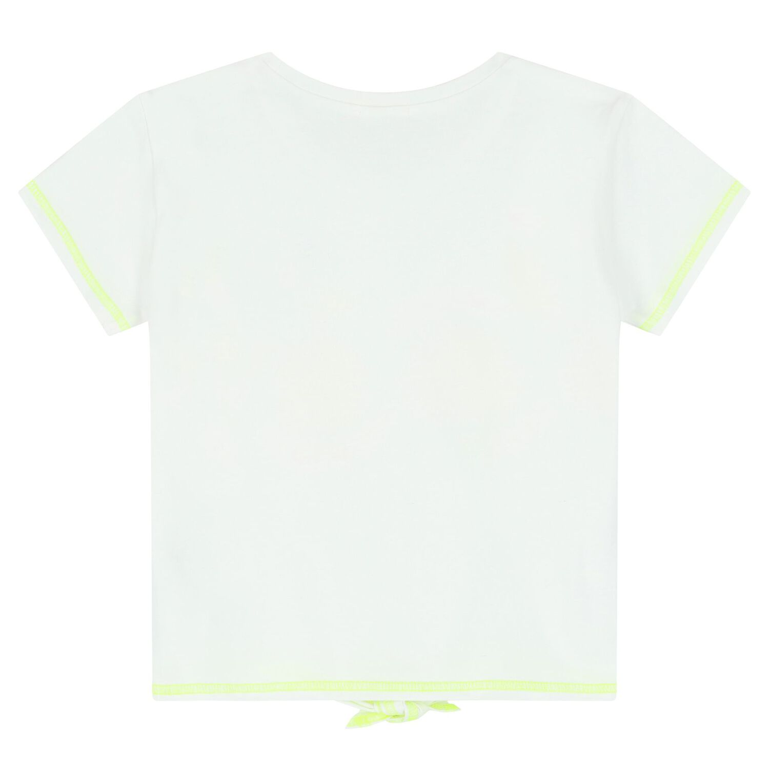 Girls White Sequins T-Shirt, 1, hi-res