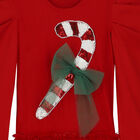 Girls Red Embellished Candy Tulle Dress, 1, hi-res