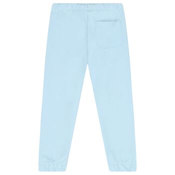 Girls Blue Logo Joggers