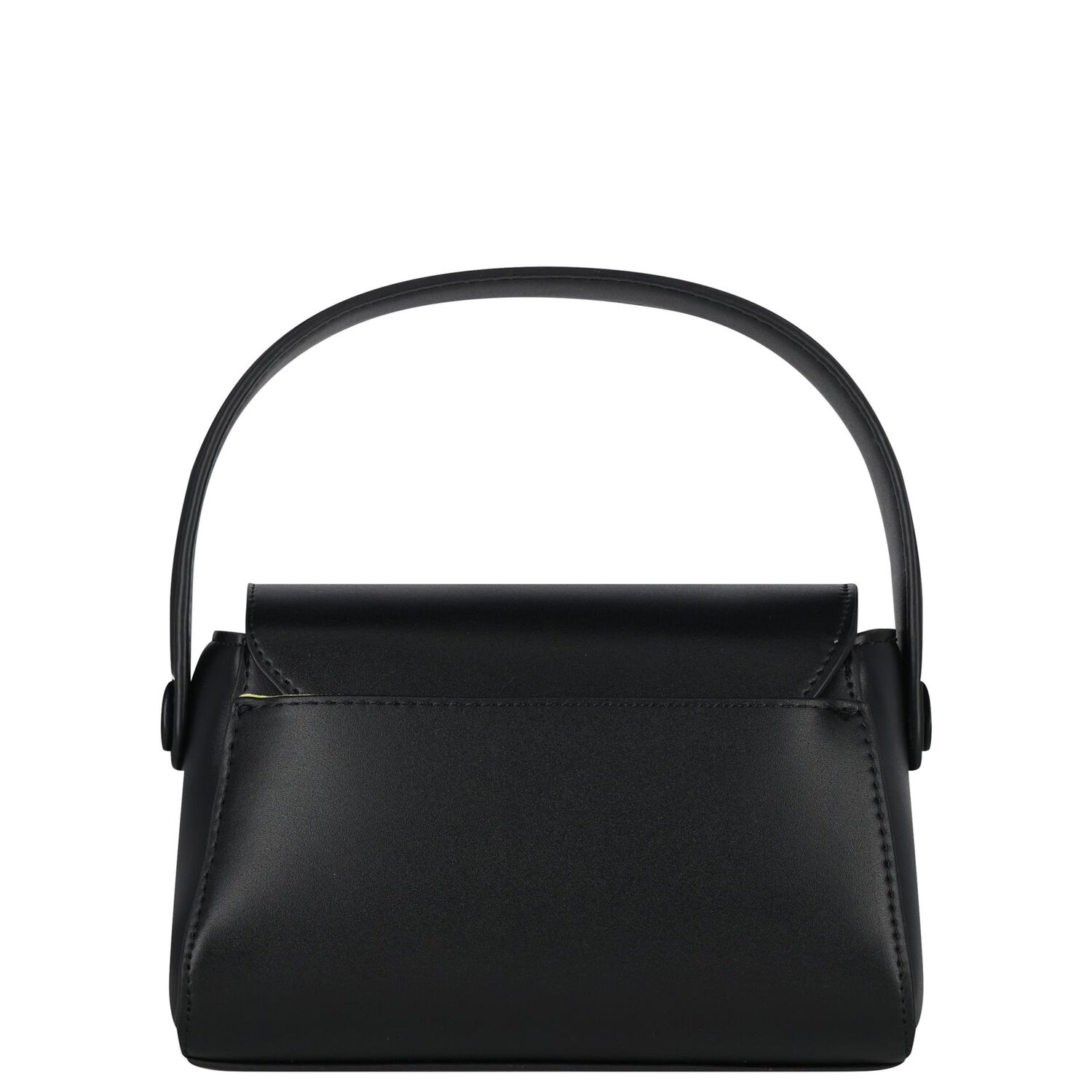 Girls Black Faux Leather Handbag, 1, hi-res