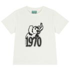 Boys White Elephant Logo T-Shirt, 1, hi-res