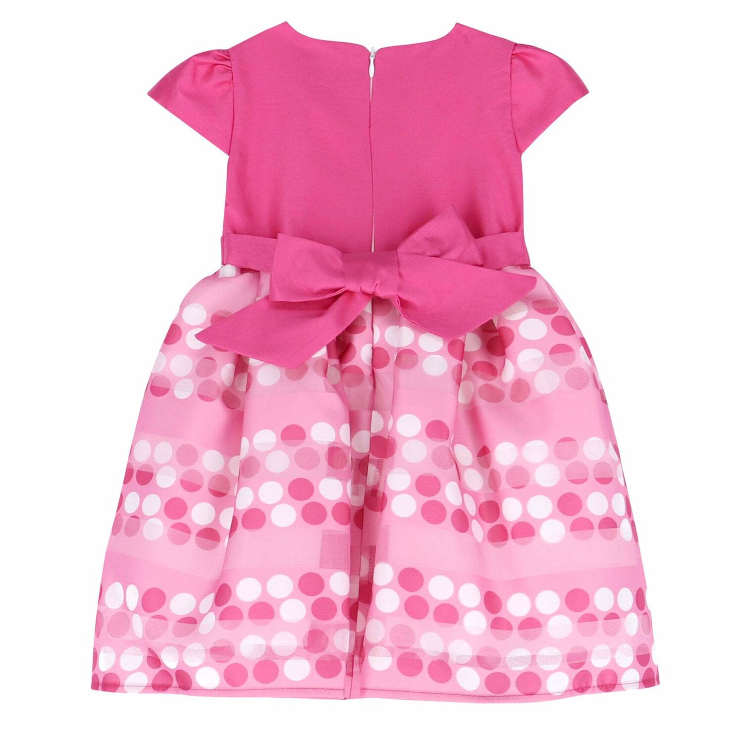 Baby Girls Pink Special Occasion Dress, 1, hi-res