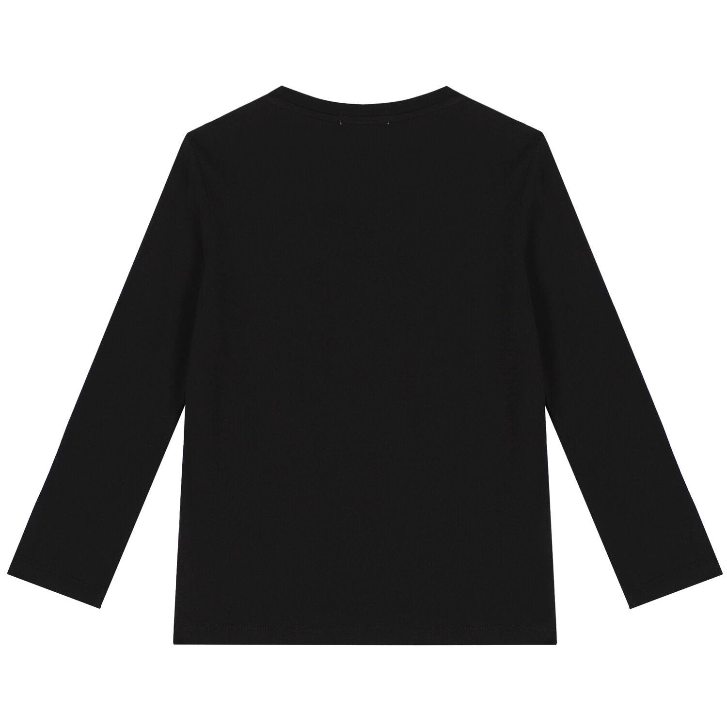 Baby Boys Black Logo Long Sleeve Top, 1, hi-res image number null