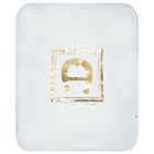 Baby Boys Blue & Gold Logo Blanket, 2, hi-res