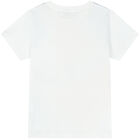 Boys White Logo T-Shirt, 1, hi-res