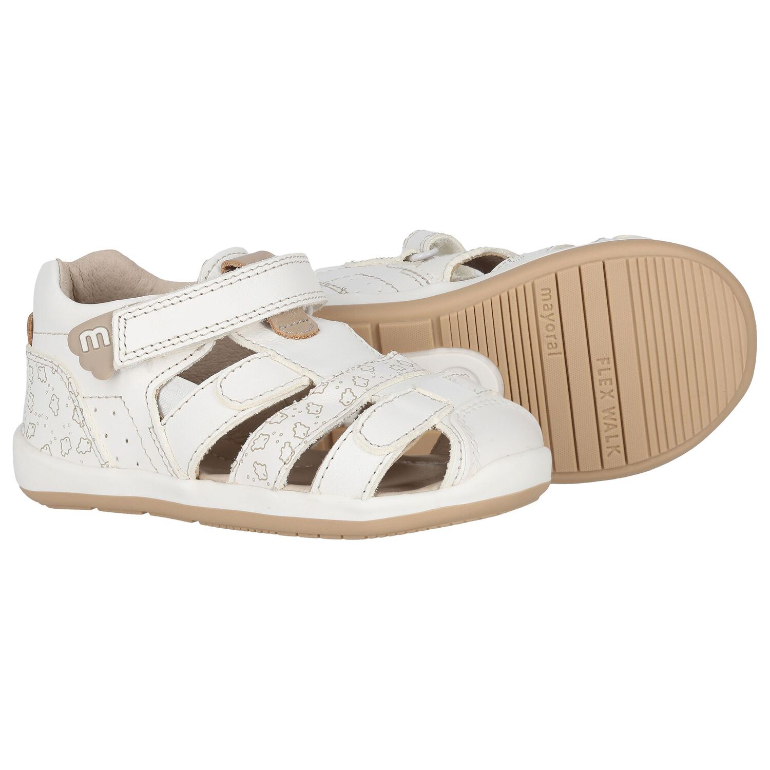 Younger Boys Ivory Sandals, 2, hi-res image number null