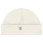 Ivory & Gold Logo Baby Hat, 1, hi-res