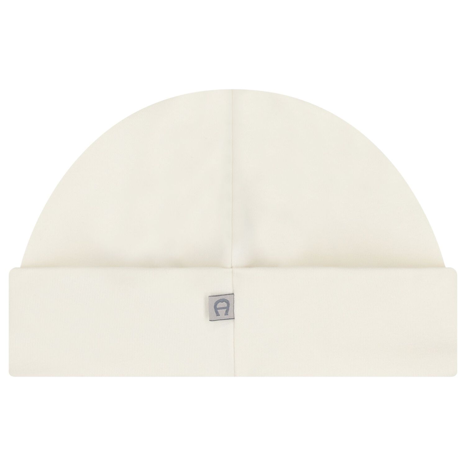 Ivory & Gold Logo Baby Hat, 1, hi-res