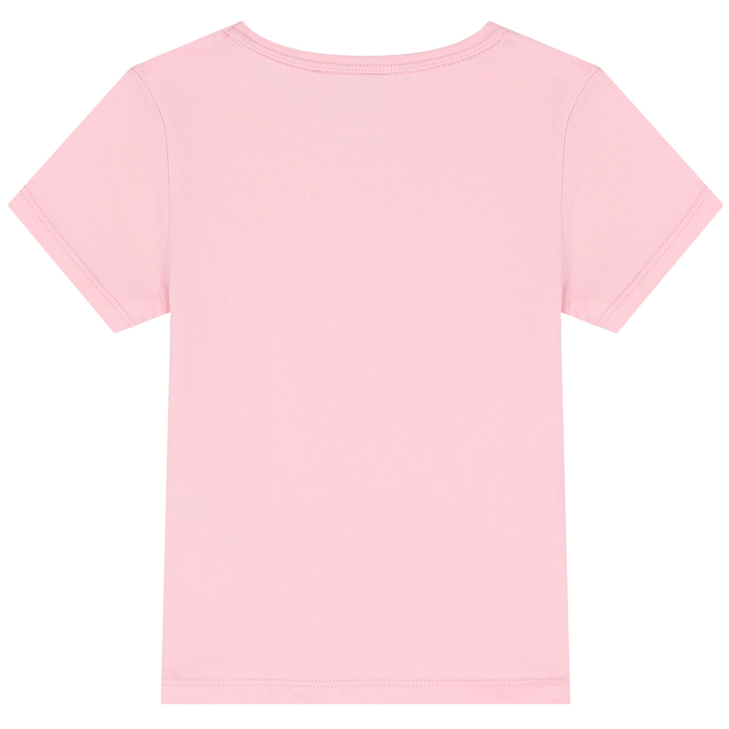 Girls Pink Sequin Heart Logo T-Shirt, 2, hi-res image number null