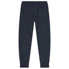 Boys Navy Blue Joggers, 1, hi-res