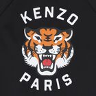 Black Tiger Logo Zip Up Top, 1, hi-res