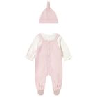 Baby Girls Ivory & Pink Babygrow Gift Set, 1, hi-res